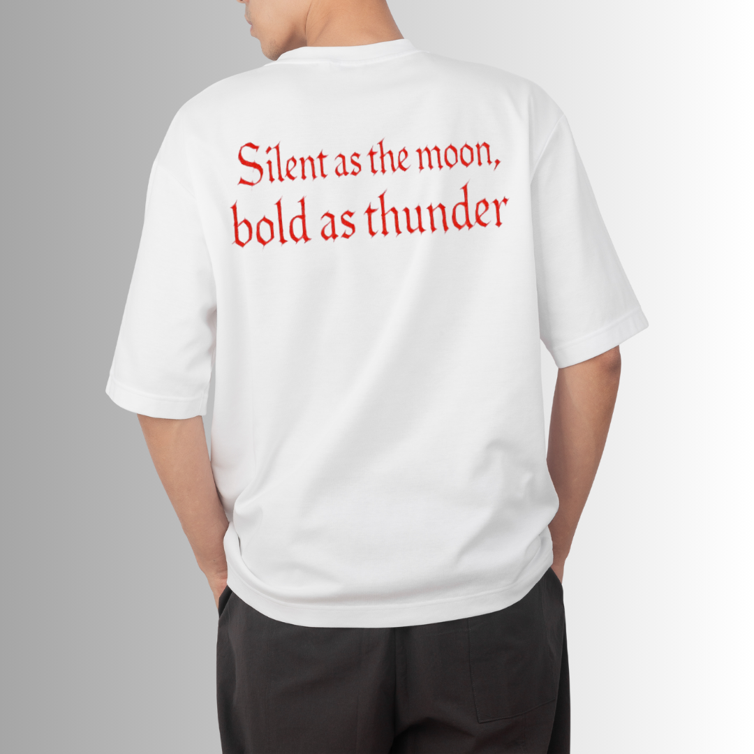 Thunder T-shirt Blanc  thumbnail 2